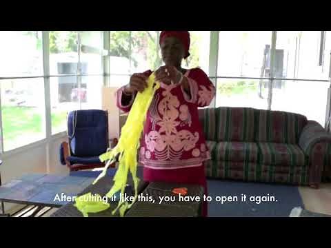 How to Recycle Plastic Bags into Purses: Isatou Ceesay - Njau, Gambia