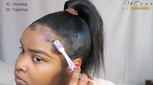 HOW TO: Faux Sleek High Pony Tail (EASY!) By @ulovetaj Hair info: #nadula #Peruvian #Straight hair 20 20 22 22 with 20 Frontal Hair link>>>https://www.aliexpress.com/store/product/Nadula-Hair-4pcs-Lot-Peruvian-Straight-Hair-Bundles-100-Human-Hair-Weaves-Natural-Color-Remy-Hair/1187532_32846484890.html?spm=2114.12010612.0.0.740a5ae5AUjdXL | Nadula Hair