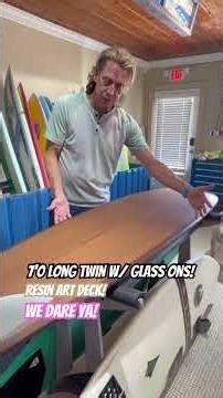 7’0 Long Twin Fin w glass on fins! Resin Pigment! Resin Artwork! Logan Moore Nebula all the way!!!