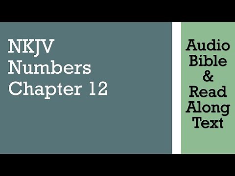 Numbers 12 - NKJV - (Audio Bible & Text)