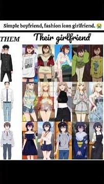 Anime girls proving they can make any outfit look amazing. 💖