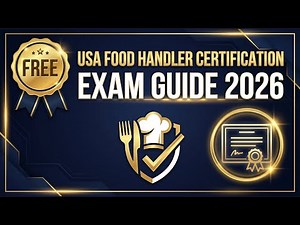 Food Handler Certification Guide 2026 | FREE Study Guide & Practice Test