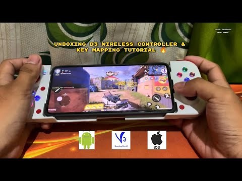 UNBOXING | D3 Wireless Controller | Key Mapping Tutorial using ShootingPlus V3 🔥