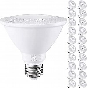 TORCHSTAR 20-Pack PAR30 Short Neck LED Bulbs, Dimmable 11W Spotlight Bulb, 850 LM, 5000K Daylight, 70W Equivalent, E26 Base, Energy Star & UL Listed