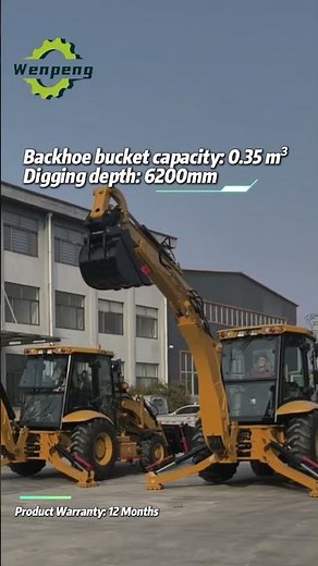 EX388 Backhoe Loader with 4-in-1 Bucket: One Machine, Multiple Uses #backhoe #backhoeloader