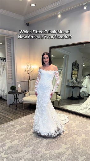 NEW ARRIVALS ✨ These fitted @ZUHAIR MURAD wedding dresses have such an exquisite range, perfect for any bride! Which one is your favorite?! 🤍 @WeddingFashionExpert #zuhairmurad #weddingdress #weddingdresses #weddingfashion #weddingstyle #wedding #weddingdressshopping #bridalstore #weddingtok #weddingfashiontok #weddingplanning #weddingseason #bridetobe