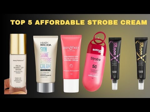 ✅Top 5 affordable strobe cream| how to apply strobe cream|✨Top 5 illuminating primes review😊|#viral