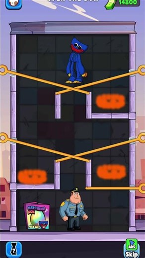 Huggy wuggy pin - poppy play time chapter 2 😨 huggy is death 💀 #shorts #huggywuggy #gaming #viral