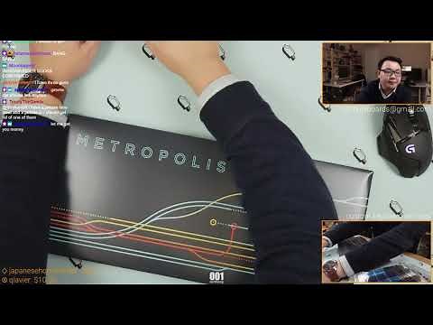 Unboxing: GMK Metropolis (Base, Midnight, Blocks) | Custom Keycap Set