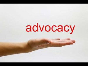 How to Pronounce advocacy - American English