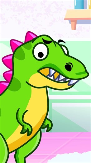 Dinosaur Stories for Kids | Brush Your Teeth For Kids | Funny Educational Cartoon for Kids #Short