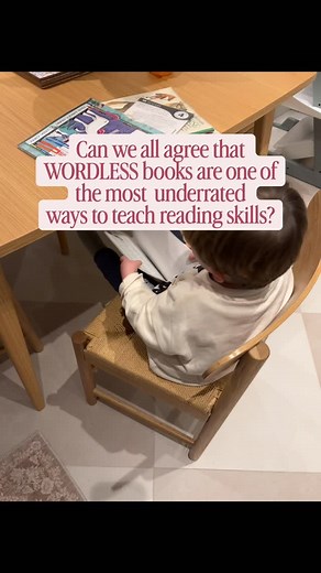 “Why has my child got a wordless book? How is this even reading?!”...