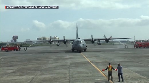 This is the Philippine Air Force (PAF) C-130 Hercules plane, purchased from the United States, when it arrived on January 29 at the Villamor Air Base in Pasay City. This is the plane that crashed in Patikul, Sulu, on Sunday, July 4. Related: https://www.rappler.com/nation/crashed-military-plane-sulu-was-philippines-purchase-from-us | Rappler