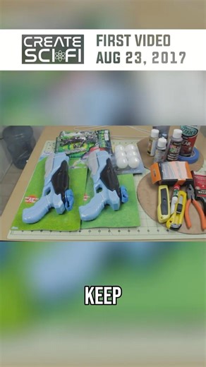 Day One of Create Sci-Fi - Transform Toy Into Awesome Sci Fi Prop #DIYFilmmaking #PropBuilding
