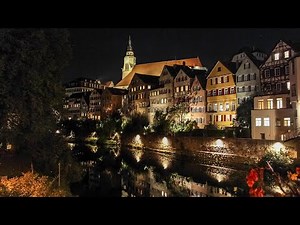 Tübingen, Sehenswürdigkeiten der Universitätsstadt am neckar. walking in Tübingen Germany Altstadt.