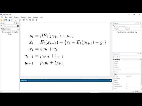 New in Stata 17: Bayesian dynamic stochastic general equilibrium models