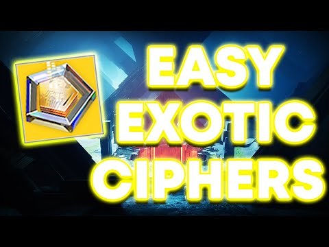 Fastest and Easiest Way To Finish Exotic Ciphers In Destiny 2! Best Exotic Cipher Method In D2!