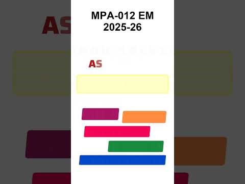 MPA 12 Solved Assignment 2025-26 English, MPA 12 Solved Assignment 25-26, MPA-012 Assignment