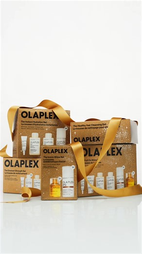 It’s the season of the SETS. Save on your favorite OLAPLEX products with our Holiday Sets. | Olaplex