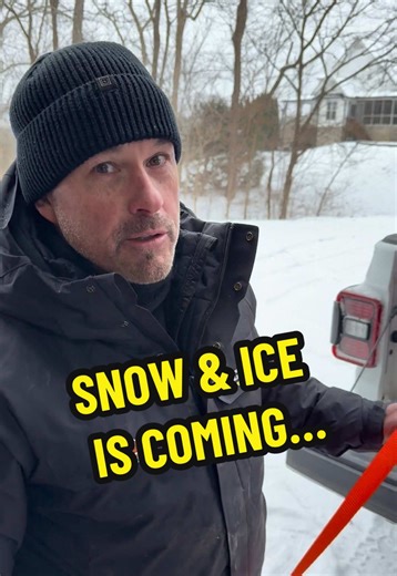 The Snow & Ice is hitting middle TN Hard… #jeep #snow #SmartStraps #SecureYourPassion #howto