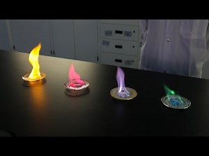 Sciences de la nature - Coloration de flammes par des ions
