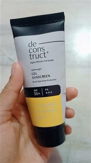 de construct gel sunscreen review #8 review video