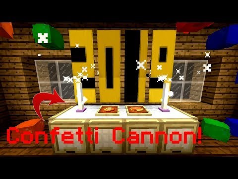 Minecraft - How To Make AWESOME New Year's Eve Decorations – New Year's Eve Special - No Mods