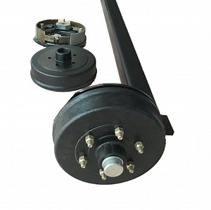 [Hot Item] Galvanized 1000 Kg Rubber Torsion Axle with Electric Drum Brake