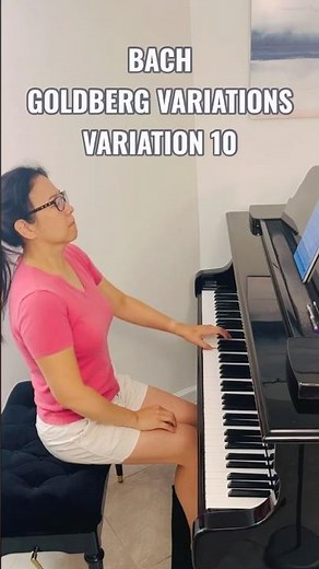 J. S. Bach - Goldberg Variations - Variation 10 #bach #pianopractice # #pianomusic