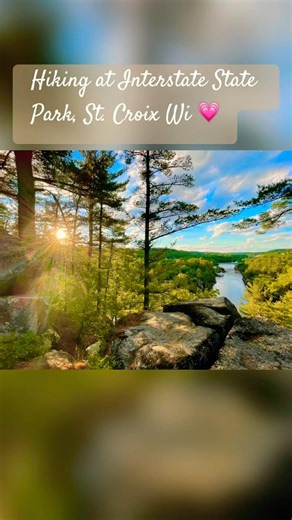 Hiking Interstate State Park. St. Croix Falls, WI 🥾#nature