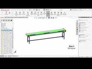 How to Design a Conveyor in SolidWorks - Part-1| Complete Conveyor Design Series