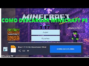 ✅ DESCARGAR MINECRAFT PE 1.17 GRATIS PARA ANDROID Y PC 💯