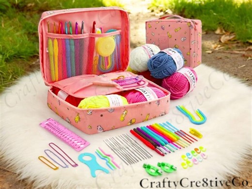 Crochet Kit for Beginners | Beginner Crochet Kit for Kids or Adults | Easy Crochet Kit | Crochet Hooks | Crocheting Kit | Crochet Supplies - Etsy