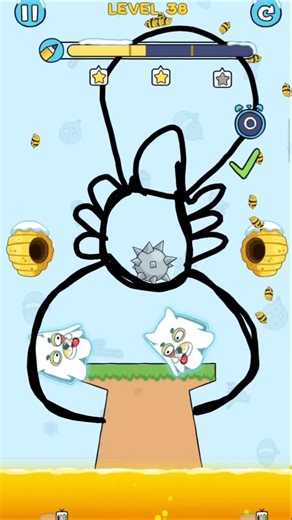 dog rescue draw to save 😜|| bees 🐝 Vs flash dog 🐕||#funny #viral #shorts