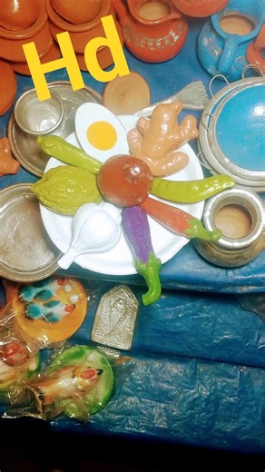 Clay Vegetable Set 🥕 | Handmade Pottery Art#3#pottery