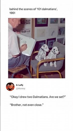 Behind the Scenes of 101 Dalmatians (1961) – Animator Realizes It’s Not Just Two Dogs 😅🐶