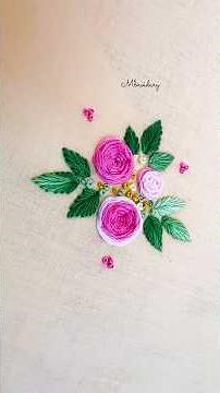 Easy Embroidery Design #shorts