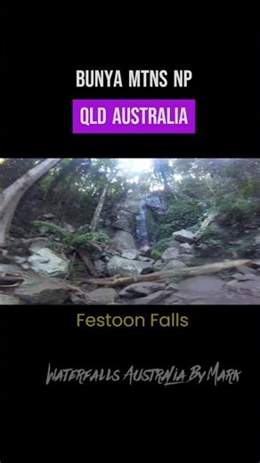 Festoon Falls Saddle Tree Creek Bunya Mountains NP QLD Australia #saddletreecreek #festoonfalls