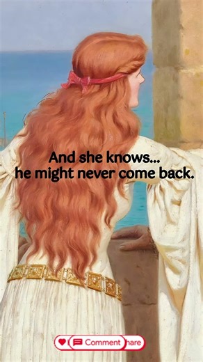 She Knew He Would Never Return… So She Traced His Shadow #history #painting