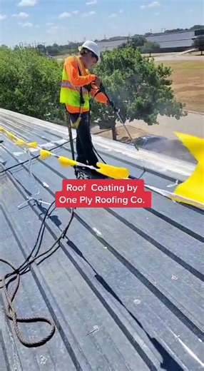 Commercial Roof Coating🧱 One Ply Roofing is a full service commercial and residential roofing company. We are your “go to” roofing company with over 30 years of experience and an A  rating with the BBB❗🙌 “We do things right the first time!”Contact us for free consultation:📱 (210) 812-1111📧 info@oneplyroofingco.com💻 https://oneplyroofingco.com......#oneplyroofingco #oneplyroofing #roofingcontractor #roofingcompany #roofprotection #roofrepair #licensedroofingcontractor #roofinspection #metalr