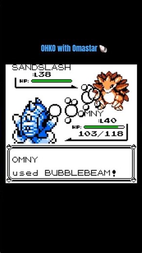 Omastar vs Sandslash