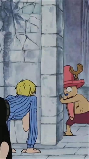 LUFFY E SANJI CONHECENDO O CHOPPER🤣 #onepiece #anime #luffy #sanji