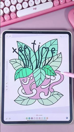 Testing Pigment App on iPad 🎨 (Best Coloring App?)