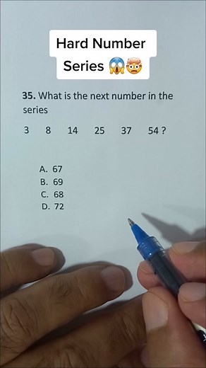 Difficult Number Series Explained: Find the Next Number