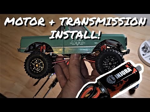 *HOW TO* || SCX24 motor and transmission installation