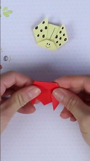 🐞 Origami Ladybug #papercrafts #origami