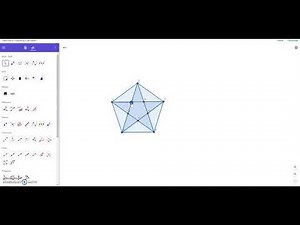 Make a Star in Geogebra 2018