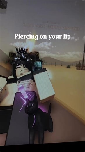 Lip Piercing Trends in Roblox