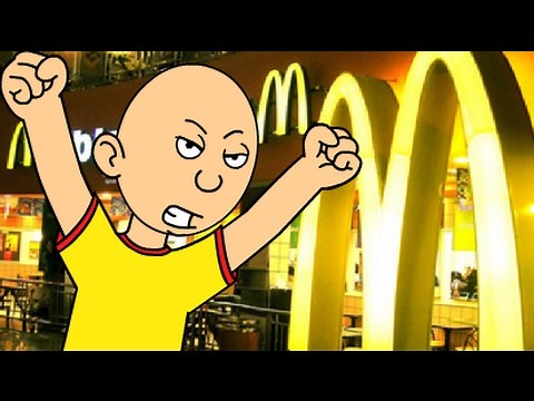 Caillou Misbehaves At McDonald's/Grounded
