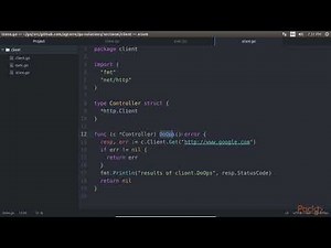 Begin Soln in Go–The Basic, Client & Server:Initialize, Store & Pass http.Client struct|packtpub.com